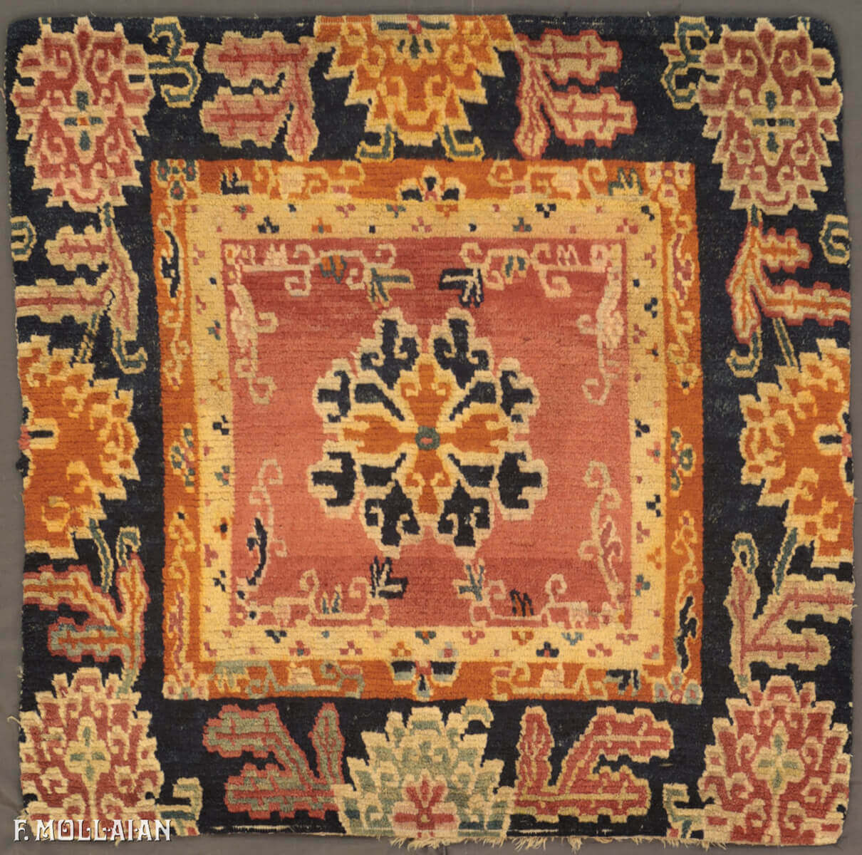 Tappeto Quadrato Antico Tibet n°:59021087